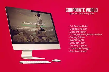 Corporate World Muse Template - CM 628954