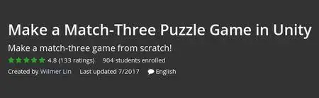 Udemy - Make a Match-Three Puzzle Game in Unity