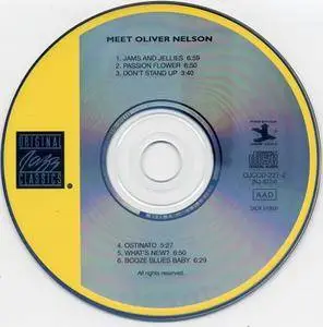 Oliver Nelson - Meet Oliver Nelson (1959) {Prestige-New Jazz OJCCD-227-2 rel 1992}