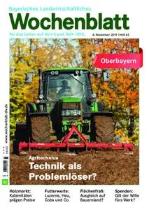 Bayerisches Landwirtschaftliches Wochenblatt Oberbayern - 07. November 2019