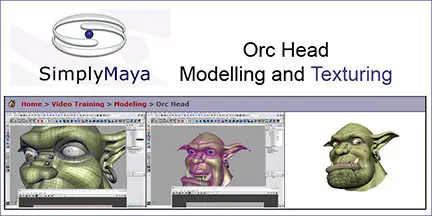 Simply Maya - Orc Head Modelling and Texturing