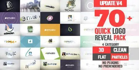 Quick Logo Reveal Pack V4 - Project for After Effects (VideoHive)