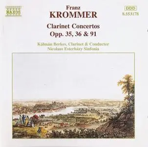 Kálmán Berkes - Krommer: Clarinet Concertos (1995)