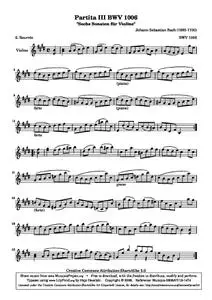 BachJS - BWV 1006 - Bourrée