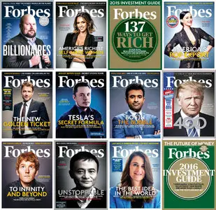 Forbes USA - Full Year 2015 Collection
