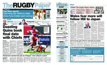 The Rugby Paper – June 20, 2021