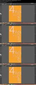 Graphic design: Designing 4 Advertisements in a series!