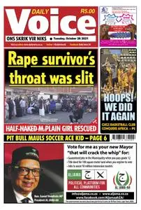 Daily Voice – 26 October 2021