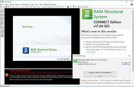 RAM Structural System CONNECT Edition Update 4 patch 3