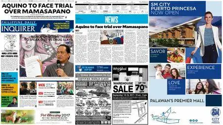 Philippine Daily Inquirer – September 15, 2017