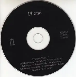 Maria Pia De Vito - Phoné (1998)