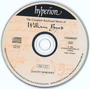 William Byrd - The Complete Keyboard Music - Davitt Moroney (1999) {7CD Set, Hyperion CDA66551/7}