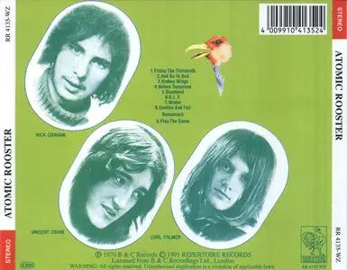 Atomic Rooster - Atomic Roooster (1970) [Repertoire, RR 4135-WZ]