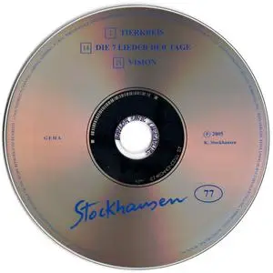 Karlheinz Stockhausen - Tierkreis, Die 7 Lieder der Tage & Vision (2005) {Stockhausen-Verlag No. 77}