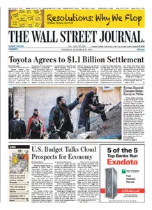 The Wallstreet Journal (Europe) December 27 2012