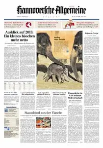 Hannoversche Allgemeine Zeitung - 28.12.2012