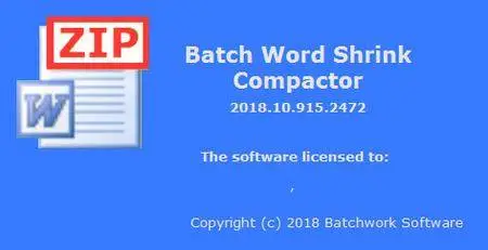 Batch Word Shrink Compactor 2018.10.915.2472 Portable