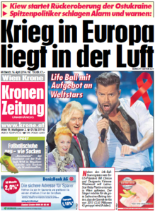 Kronen Zeitung, 16.04.2014