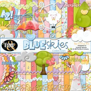 Scrap Kit: Blue Skies