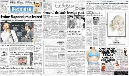 Philippine Daily Inquirer – May 01, 2009