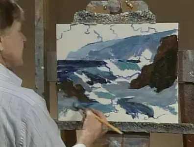 E. John Robinson "Painting The Sea In Oils - Lesson #1 - The Big Wave"