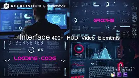 Interface: 400+ HUD Video Elements - Motion Graphics