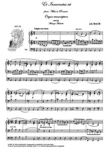 Et Incarnatus. Organ transcription