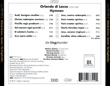 Die Singphoniker - Orlando di Lasso: 12 Hymns (2012)