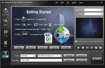 4Videosoft DVD to MPEG Converter 3.3.30