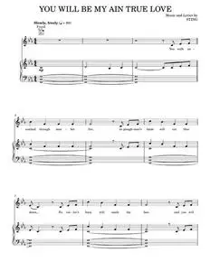 You Will Be My Ain True Love - Alison Krauss, Cold Mountain Movie, Sting (Piano-Vocal-Guitar)