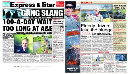 Express and Star Sandwell Edition – September 19, 2017