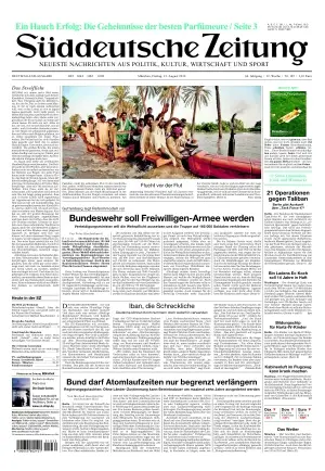Sueddeutsche Zeitung vom 13.08.2010
