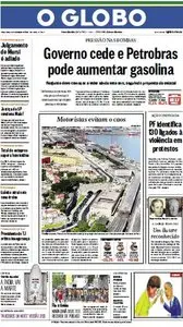 Jornal O Globo - 5 de novembro de 2013