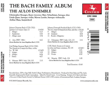 The Aulos Ensemble - The Bach Family Album (2010)