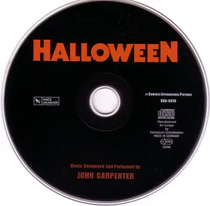John Carpenter - Halloween: Original Motion Picture Soundtrack (1978) 20th Anniversary Edition 1998 [Re-Up]