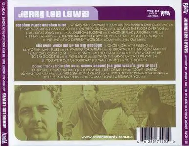 Jerry Lee Lewis - Another Place Another Time (1968) & She Even Woke Me Up To Say Goodbye (1970) {Raven RVCD-155 rel 2002}