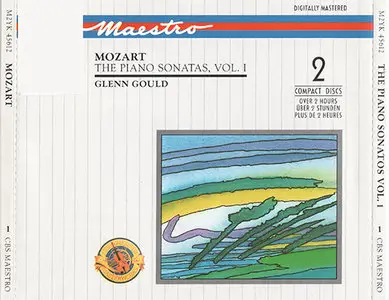 Mozart - Glenn Gould - The Piano Sonatas, Vol. I [CBS Masterworks M2YK 45612] (2xCD, 1989)