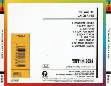 Bob Marley & The Wailers - Catch A Fire (1973) Reissue 1990