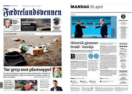Fædrelandsvennen – 30. april 2018
