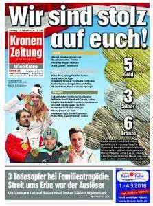 Kronen Zeitung - 25. Februar 2018