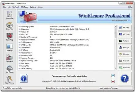 WinKleaner Professional v2.2 Portable