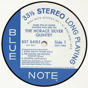 The Horace Silver Quintet -  Song for My Father (Japan King Blue Note) Vinyl rip in 24 Bit/96 Khz + CD 