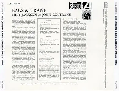 Milt Jackson & John Coltrane - Bags & Trane +3 (1959) {2012 Japan Jazz Best Collection 1000 Series 24bit Remaster WPCR-27051}