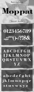 Moppat Serif Font