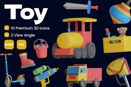 Toy 3D Icon