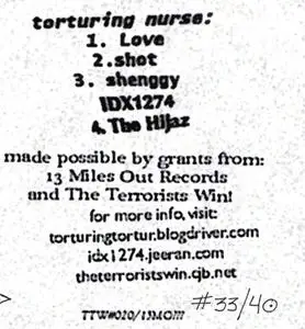 Torturing Nurse/IDX1274 - Split (2007) {The Terrorists Win!/13 Miles Out}
