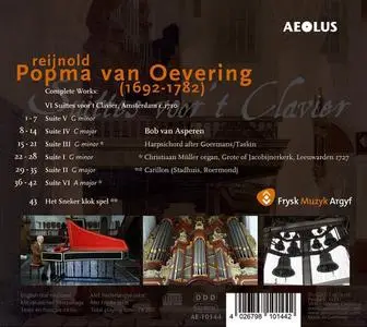 Bob van Asperen - Reijnold Popma van Oevering: Suittes voor 't Clavier (2017)