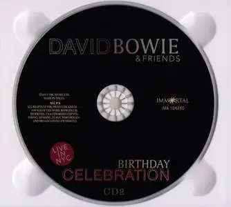 David Bowie & Friends - Birthday Celebration, Live In NYC (2011) {2CD Set, Immortal IMA 104250 rec 1997}
