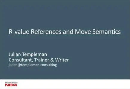 R-value References and Move Semantics in C++