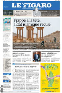 Le Figaro du Lundi 11 Avril 2016